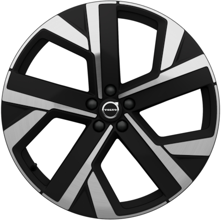 Icon of a silver and black multi-spoke rim design, isolated on a plain white background.