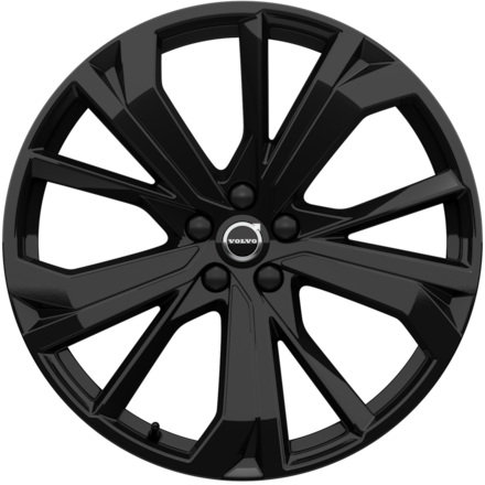 Black multi-spoke rim icon representing a Volvo car accessory.