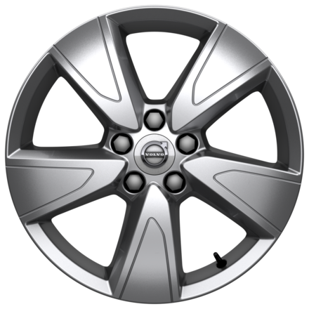 Silver multi-spoke rim icon displayed on a plain background.
