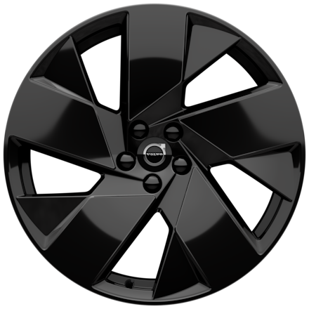 Black geometric multi-spoke rim icon.