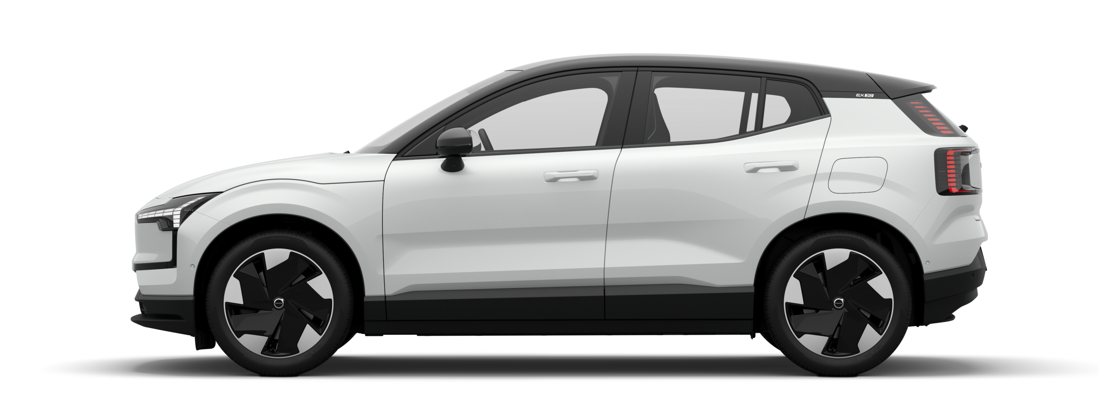 صورة جانبية لسيارة EX30 السيارة الكهربائية
