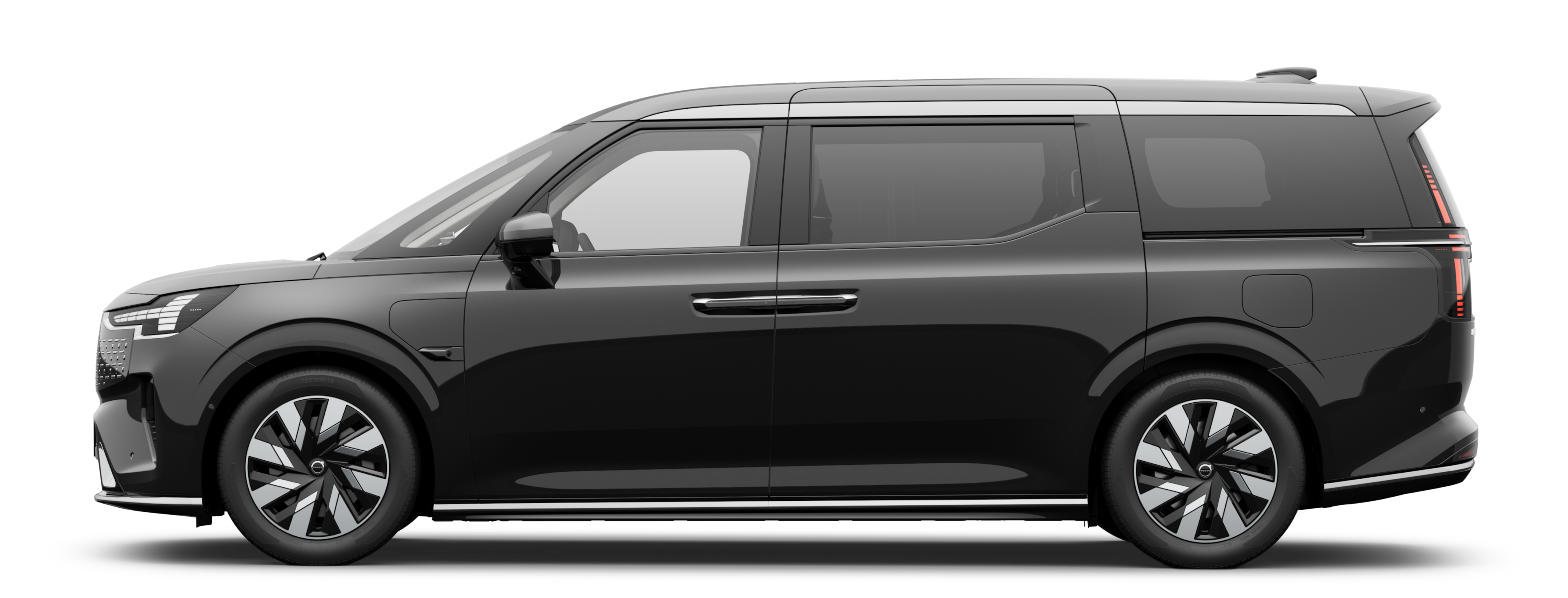 A sideview of a EM90 Electric