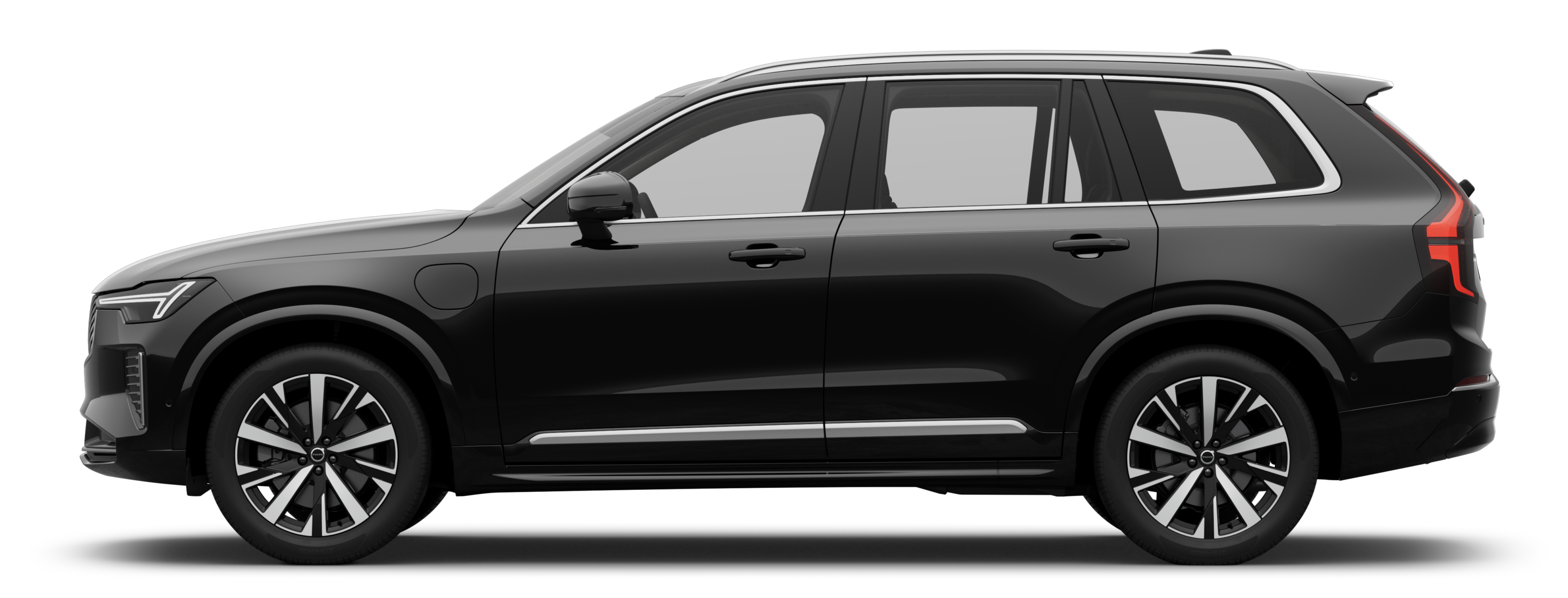 Tampak samping dari XC90 Plug-in hybrid