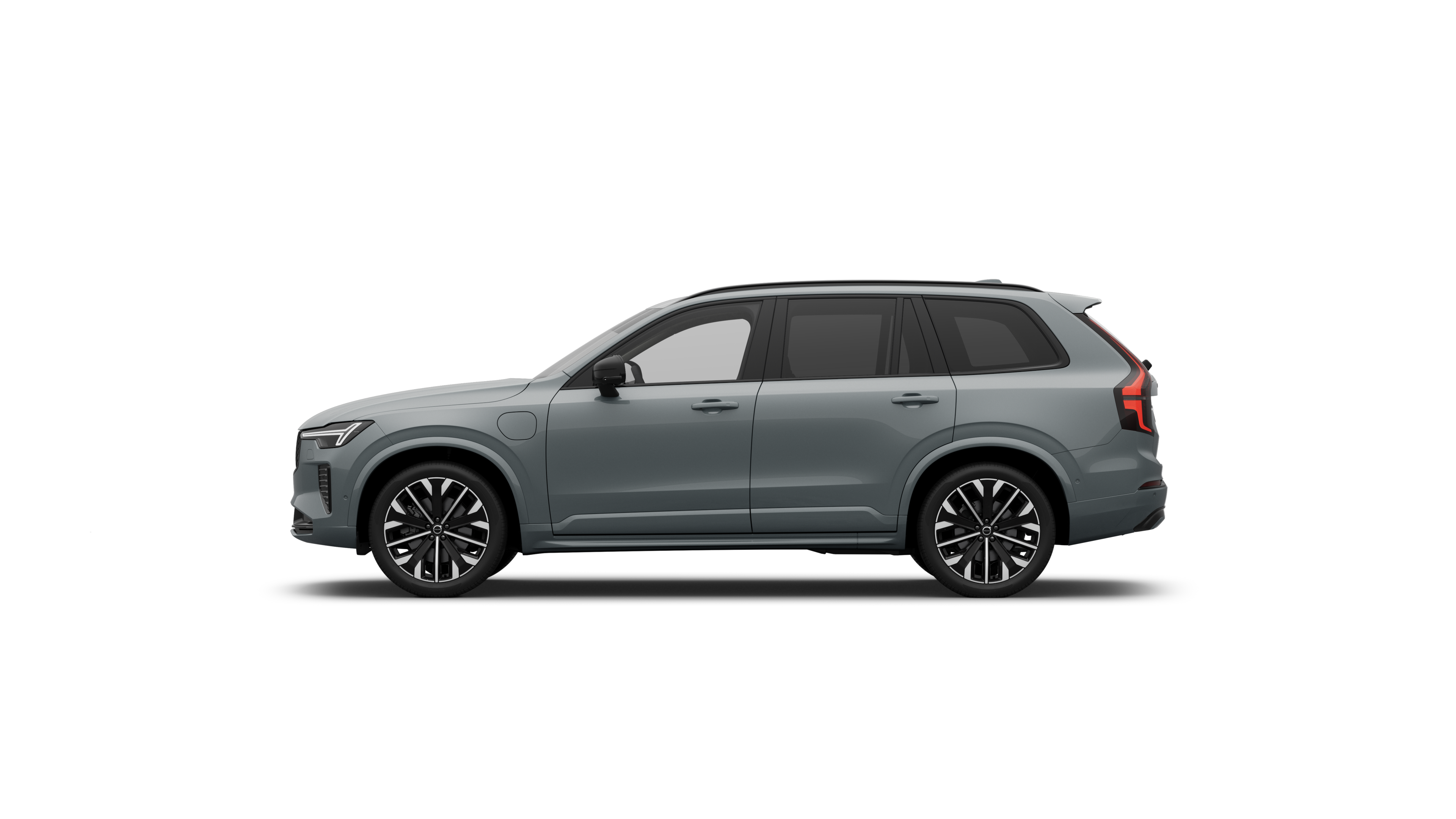 מבט מהצד על XC90 Plug-in hybrid|#|Mild hybrid