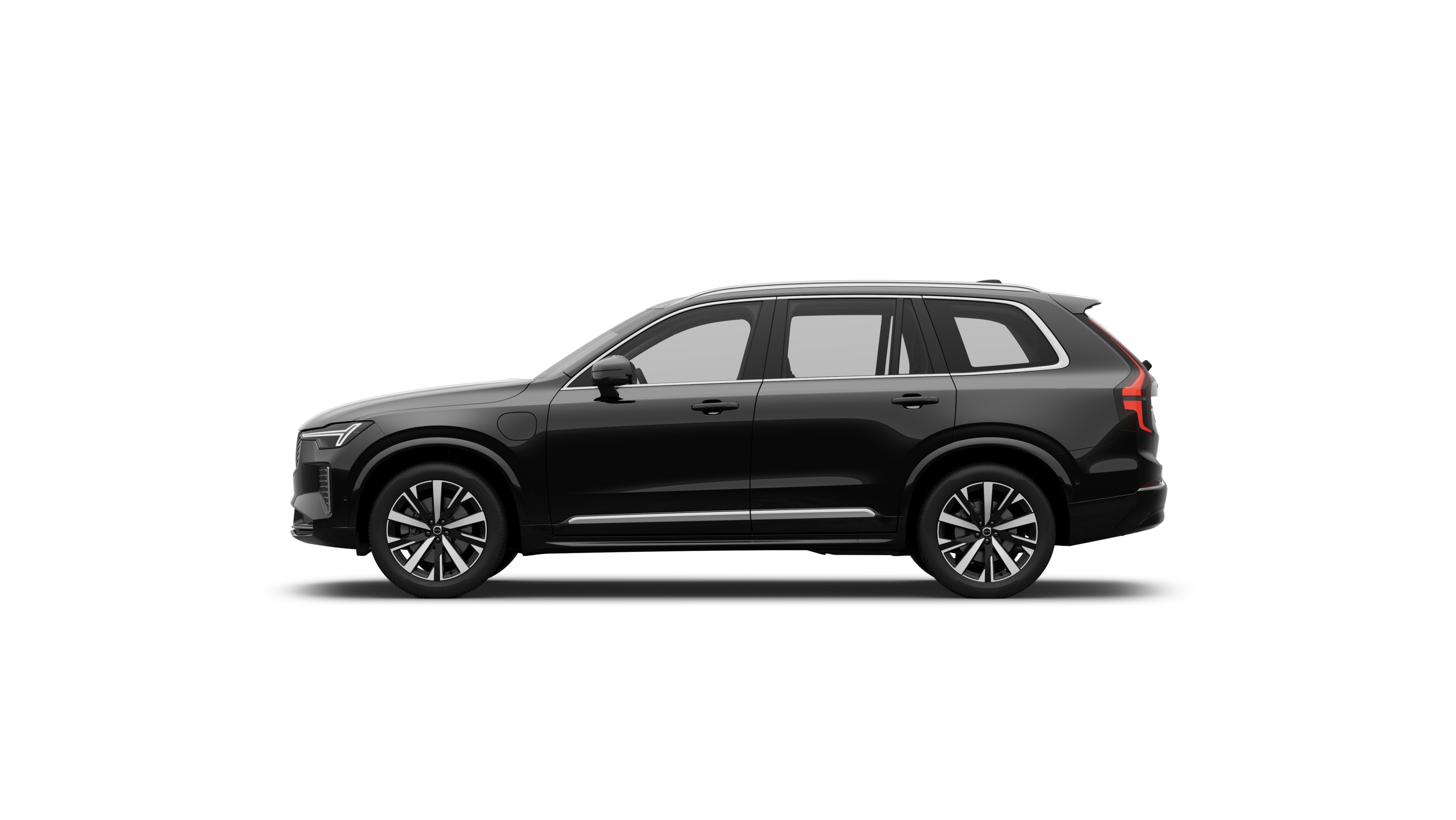 A sideview of a XC90 Plug-in hybrid