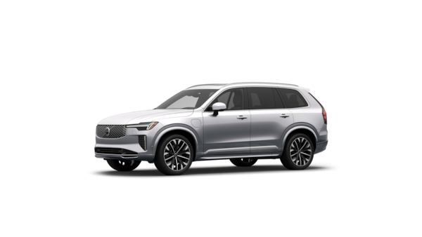 Volvo car exterior three-quarter view in a plain studio background.