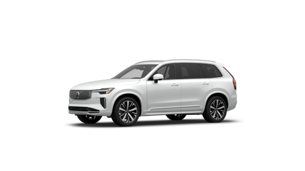 Volvo car exterior three-quarter view in a plain studio background.