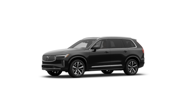 Volvo car exterior three-quarter view in a plain studio background.