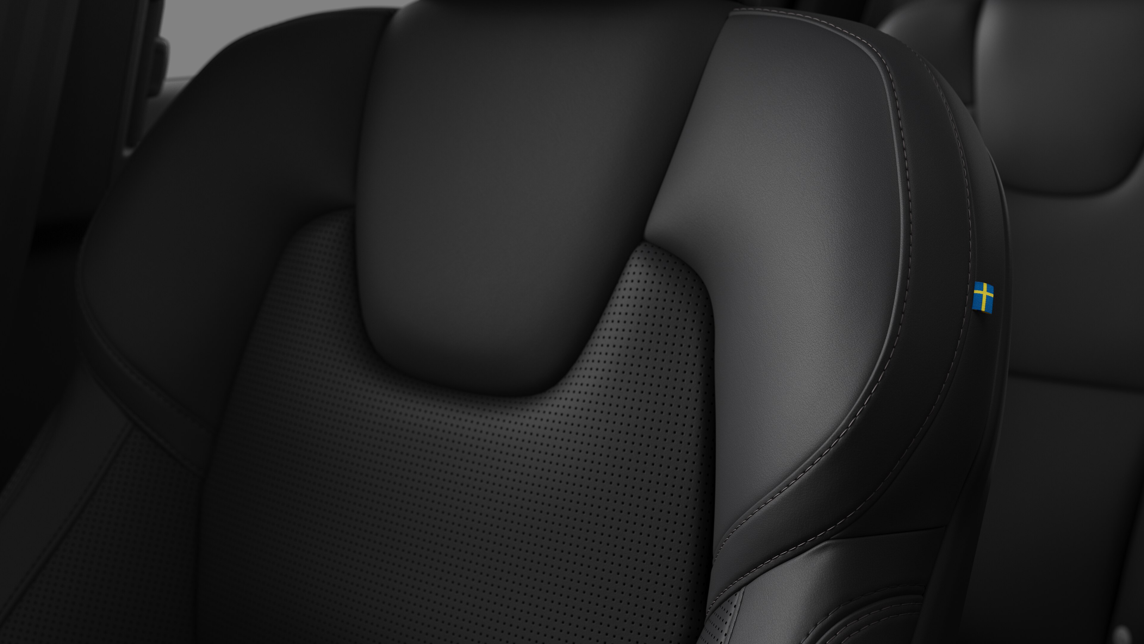 Ventilated nappa leather