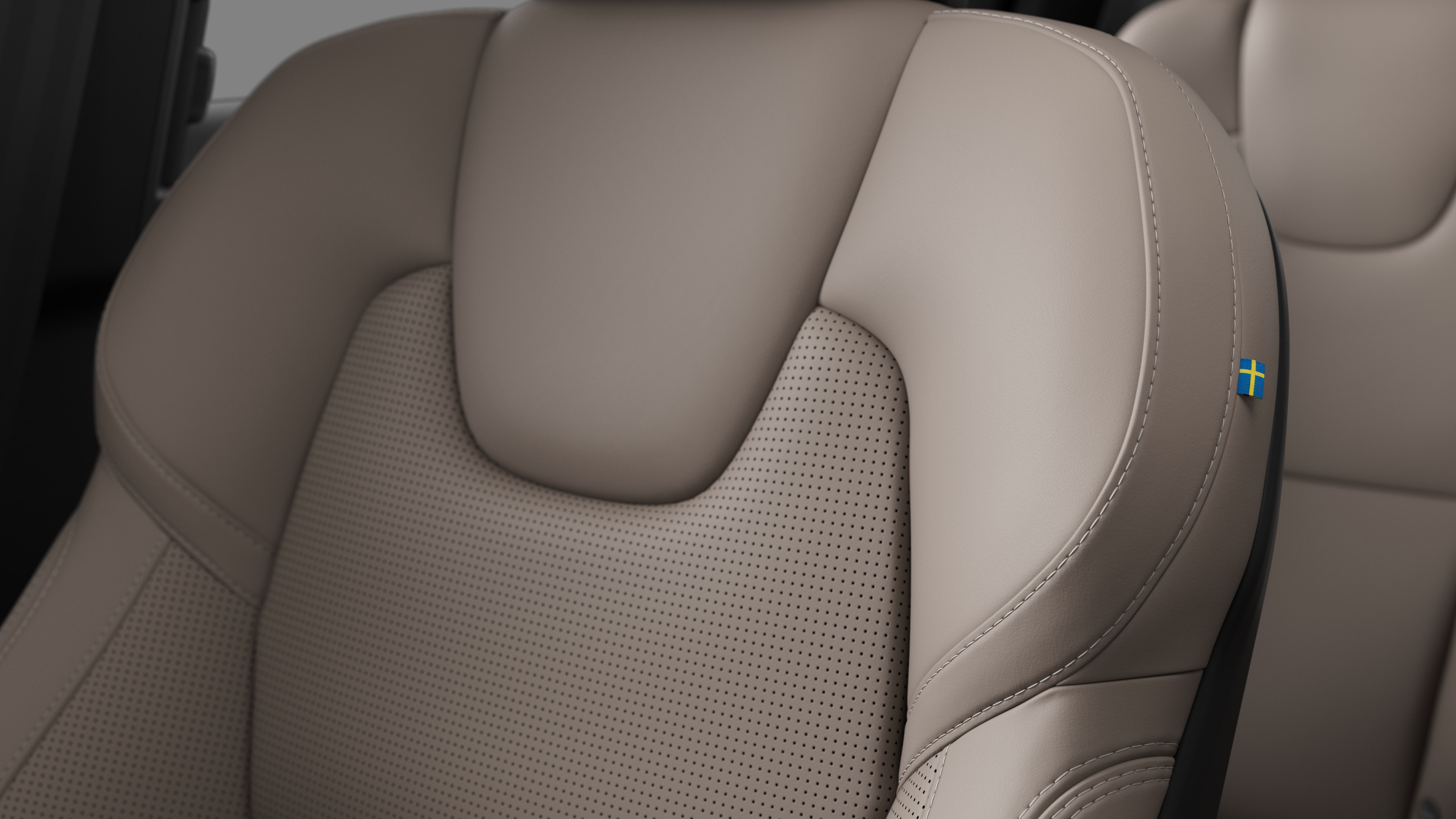 Ventilated nappa leather