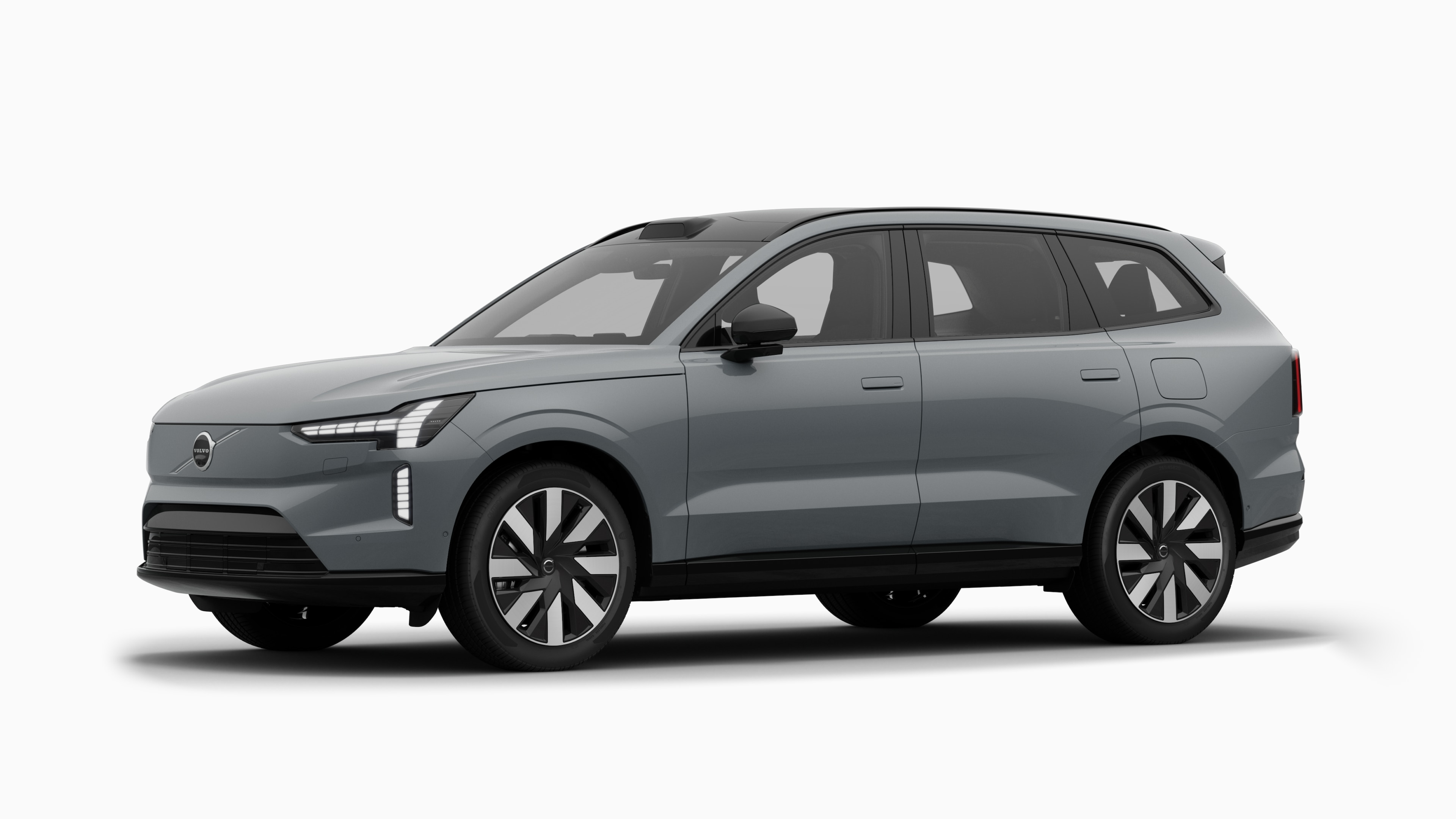 Nadwozie samochodu Volvo w trzech czwartych, zwykłe tło studia