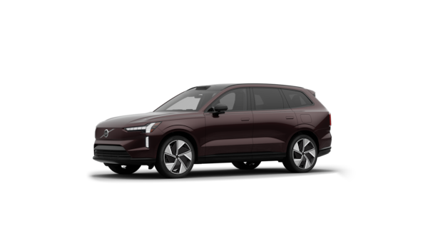 Volvo car exterior three-quarter view in a plain studio background.