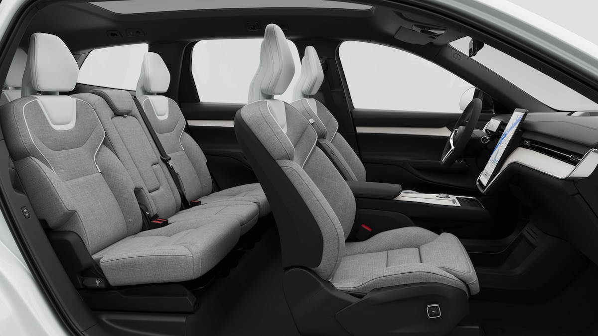 Volvo EX90 Pure electric Tailored Wool Blend Charcoal/Midnight Zinc
