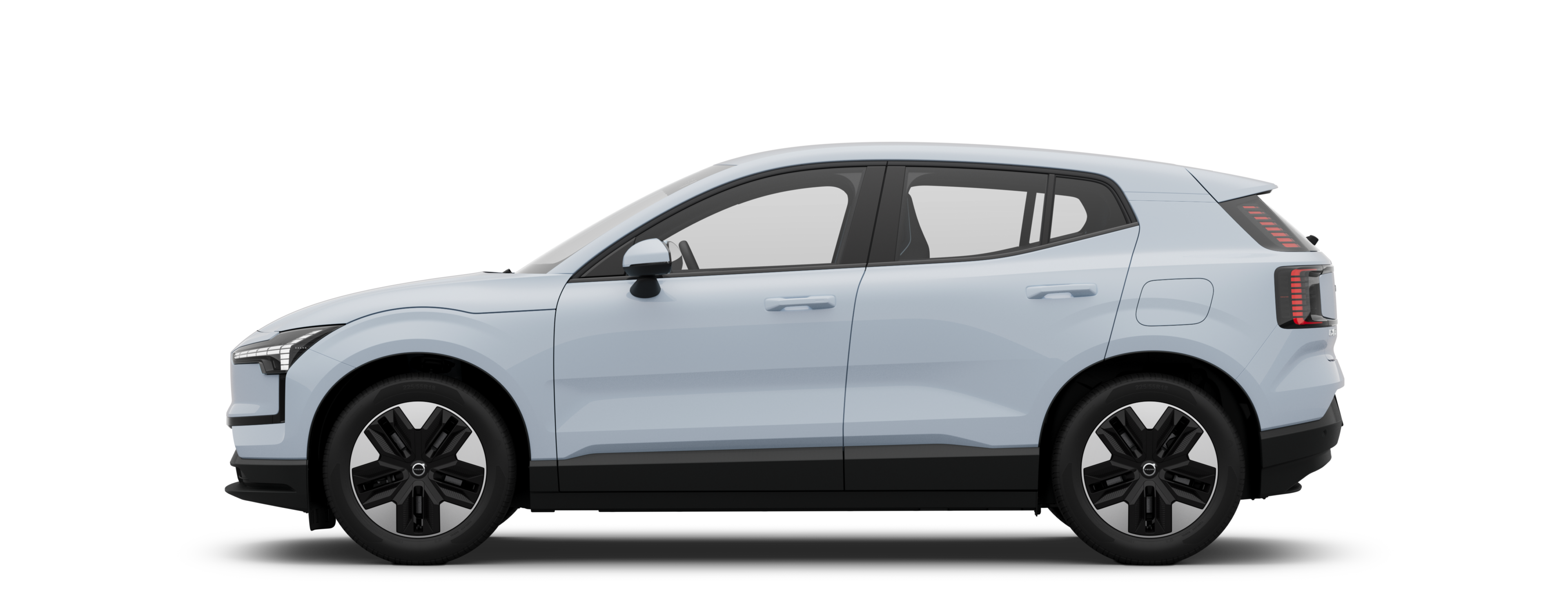 EX30 순수 전기의 측면도