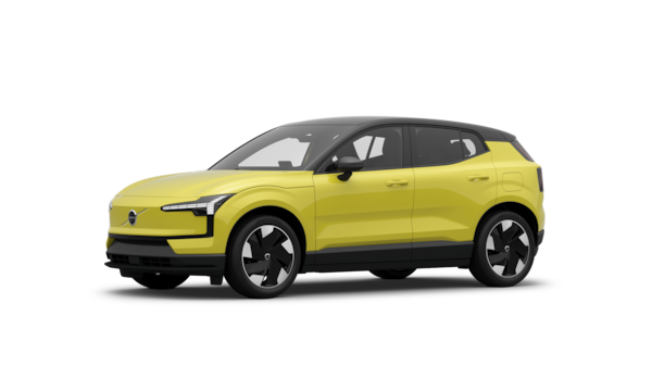 A Volvo autó külseje háromnegyed nézetből, letisztult stúdió háttér.