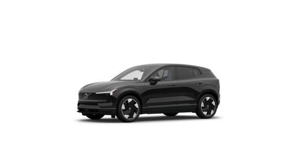 Volvo car exterior three-quarter view in a plain studio background.