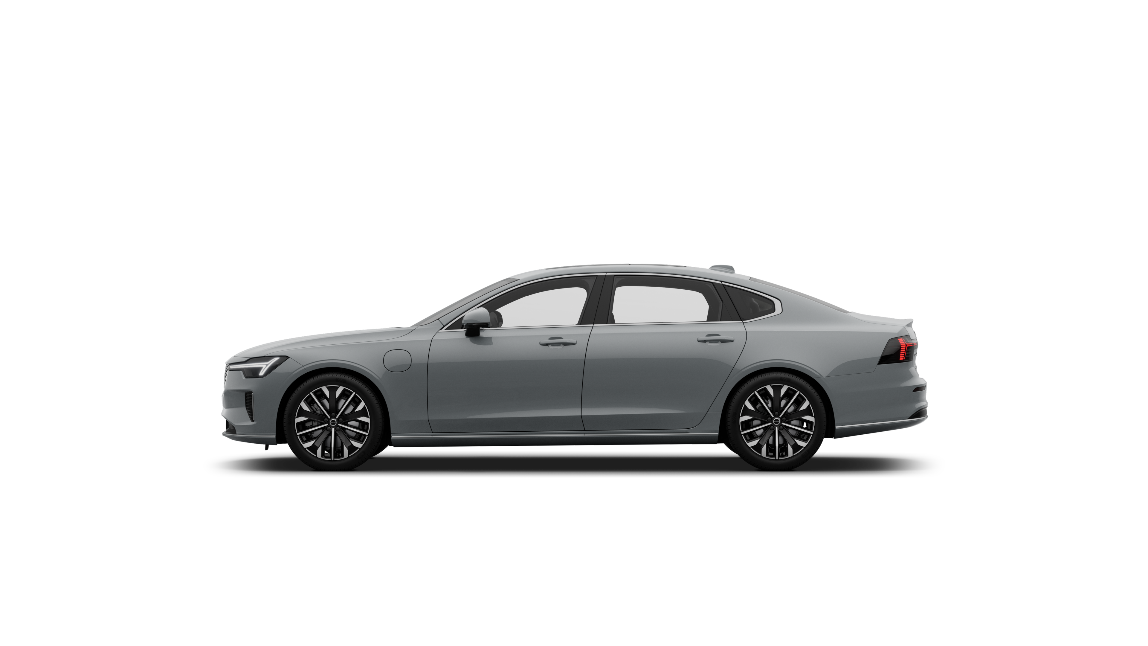 A sideview of a S90 Plug-in hybrid