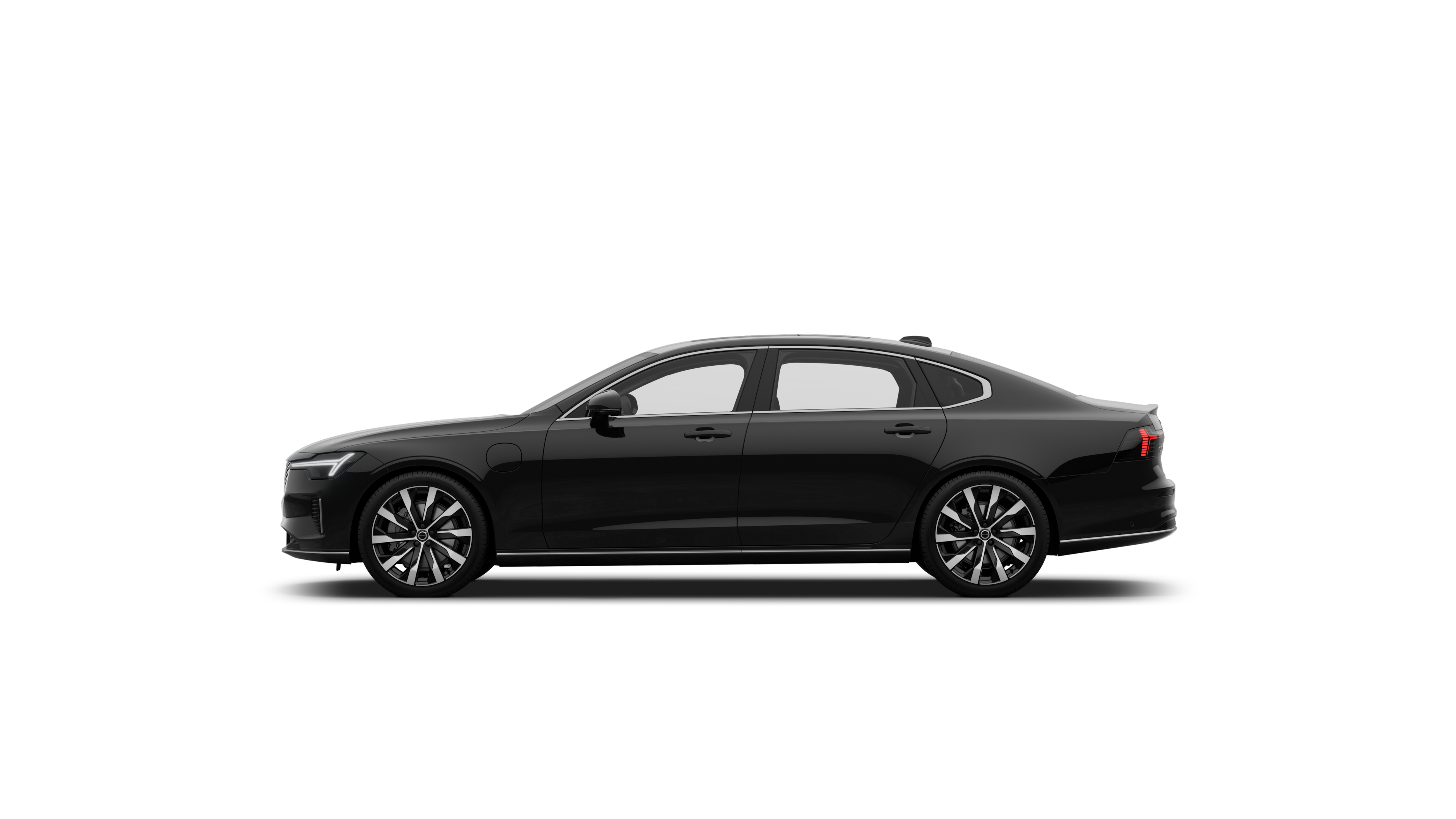 Mặt bên của một S90 Plug-in Hybrid