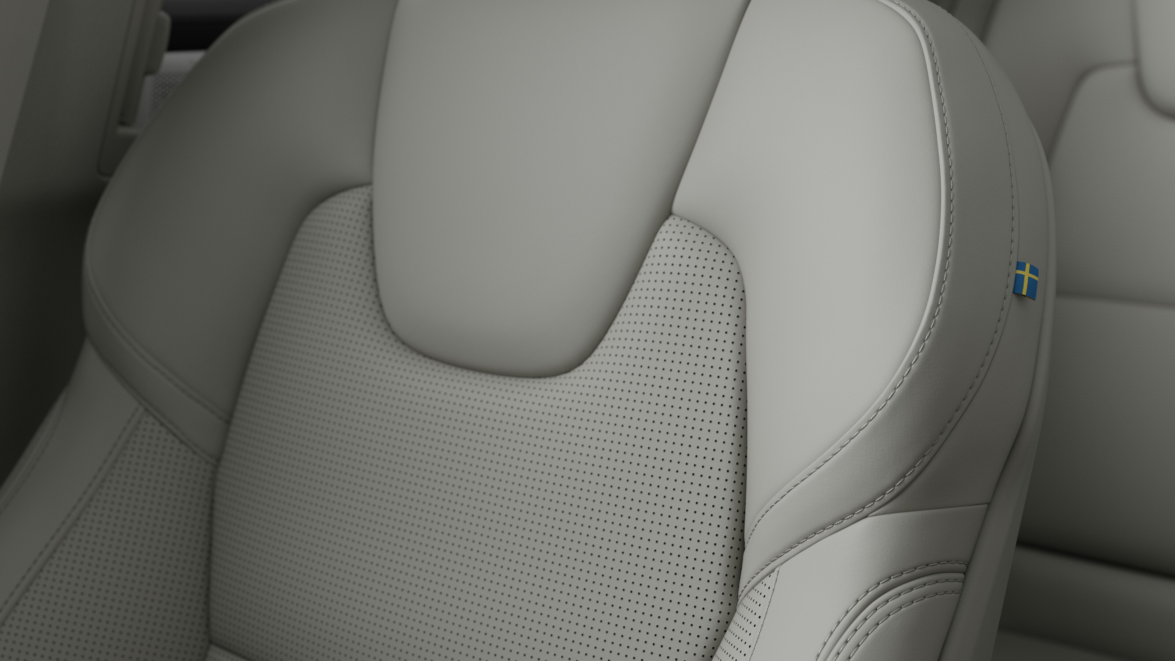 Ventilated nappa leather