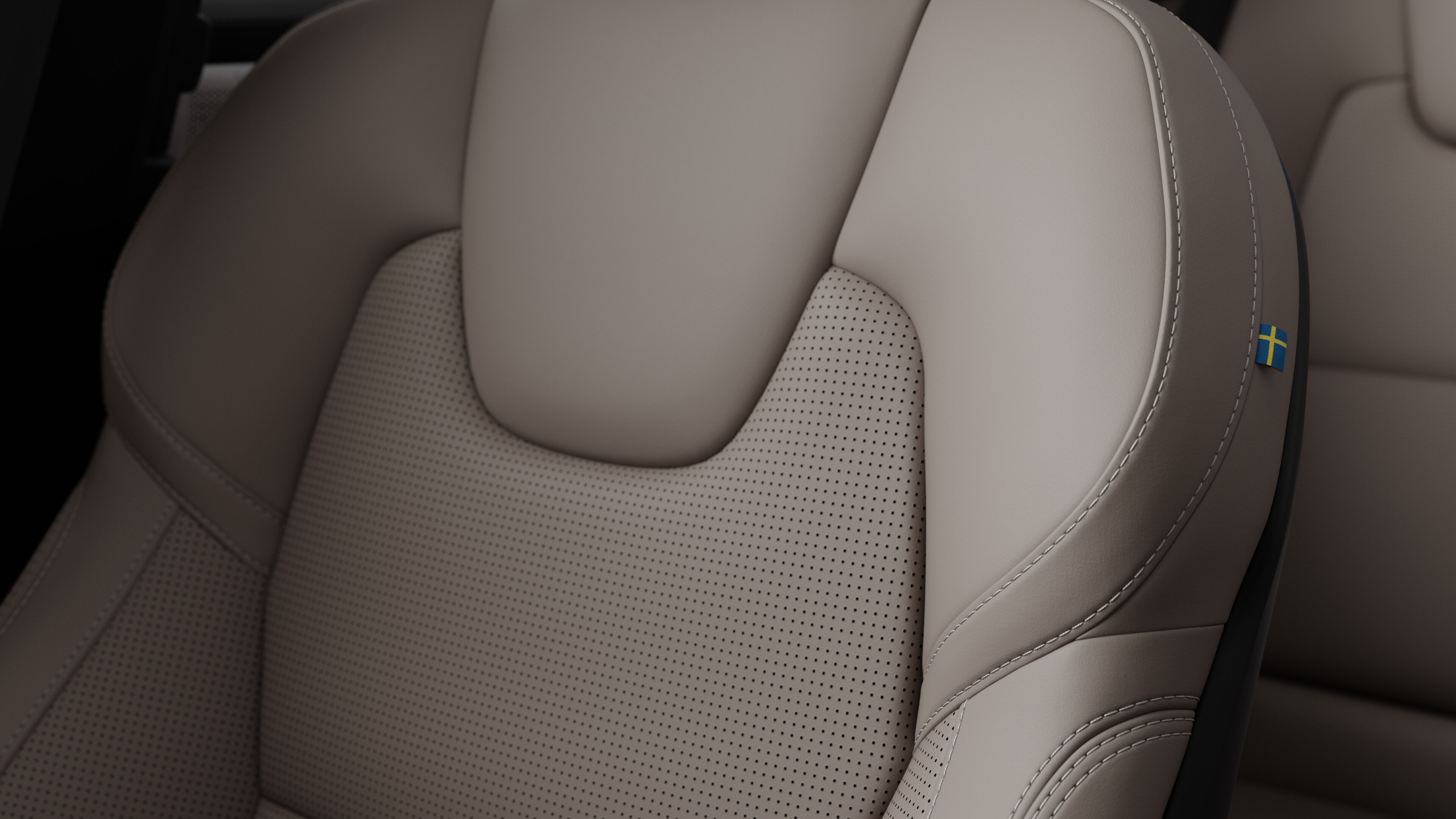 Ventilated nappa leather
