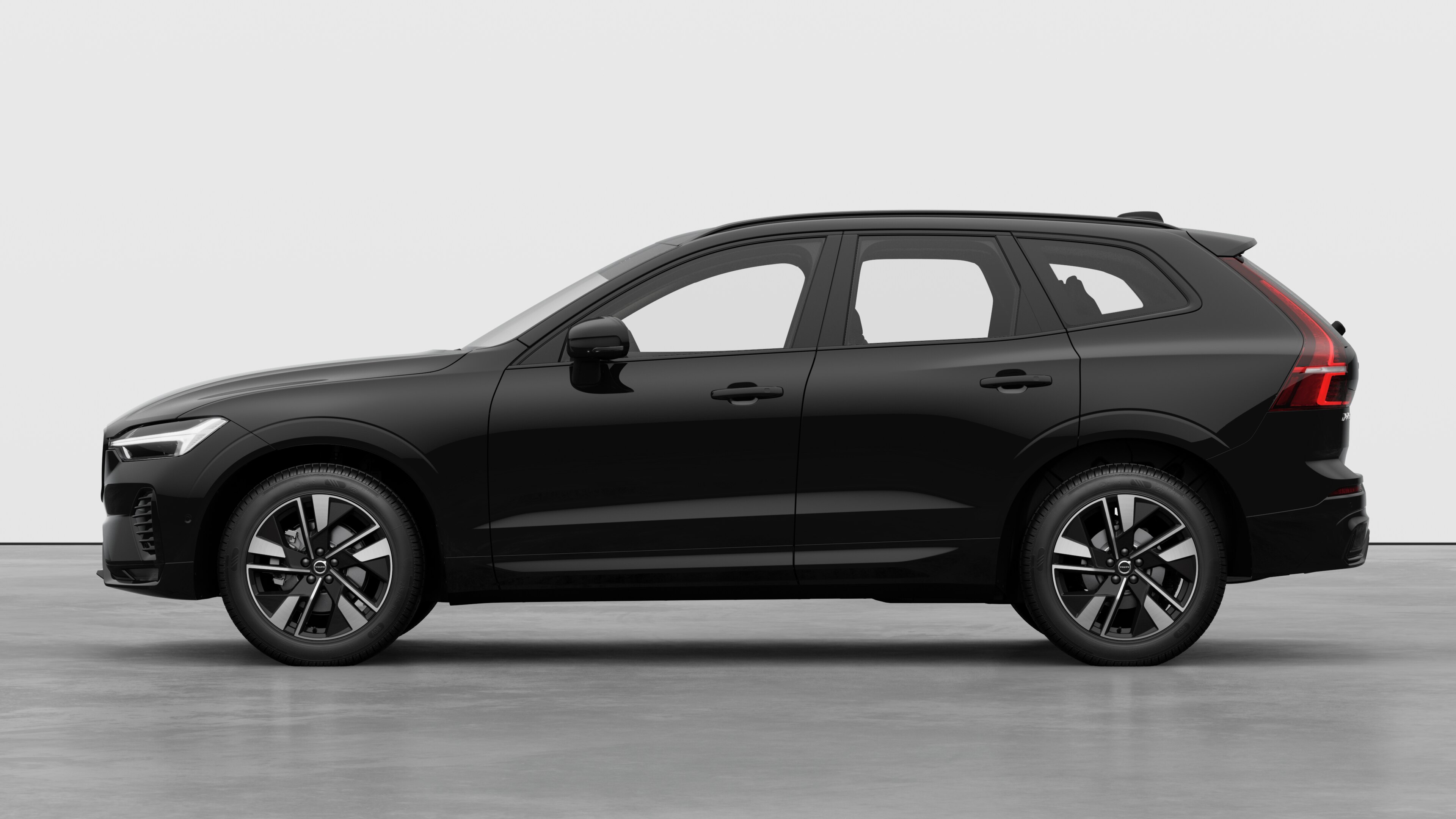 Volvo car in side view against a plain studio background. No additional details or identifiers are present.