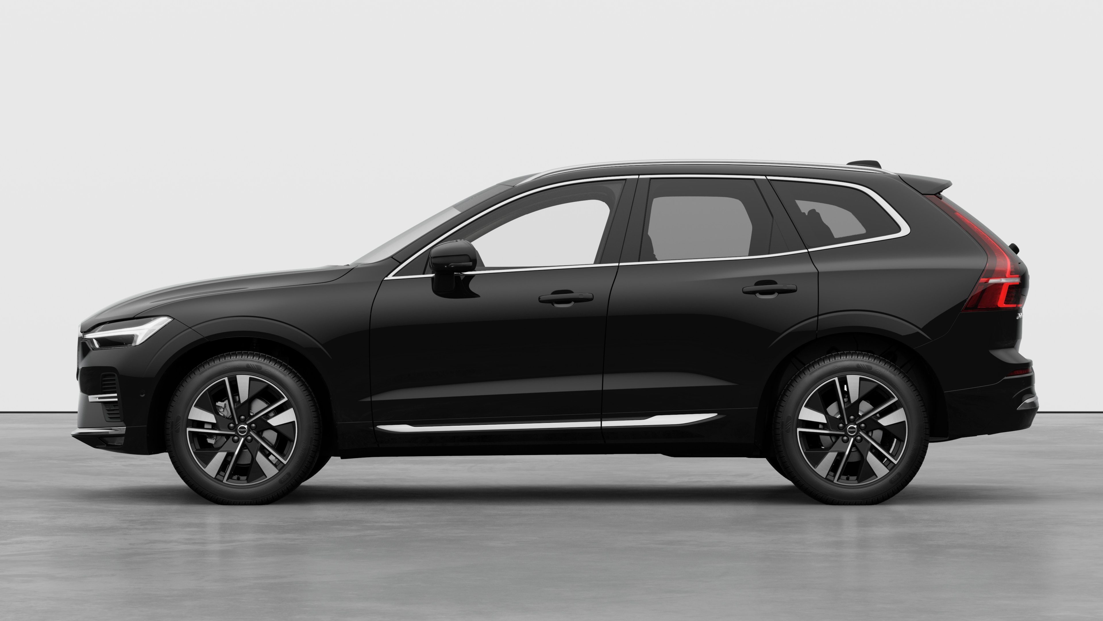 Volvo car in side view against a plain studio background. No additional details or identifiers are present.
