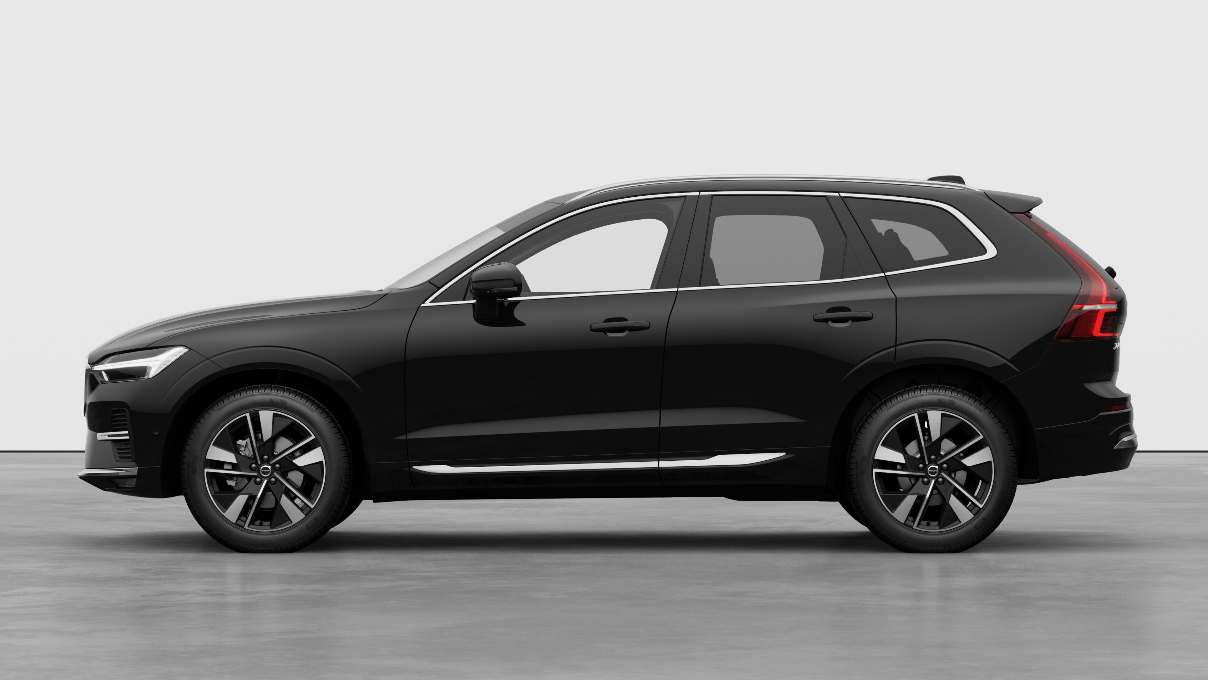 Volvo car in side view against a plain studio background. No additional details or identifiers are present.