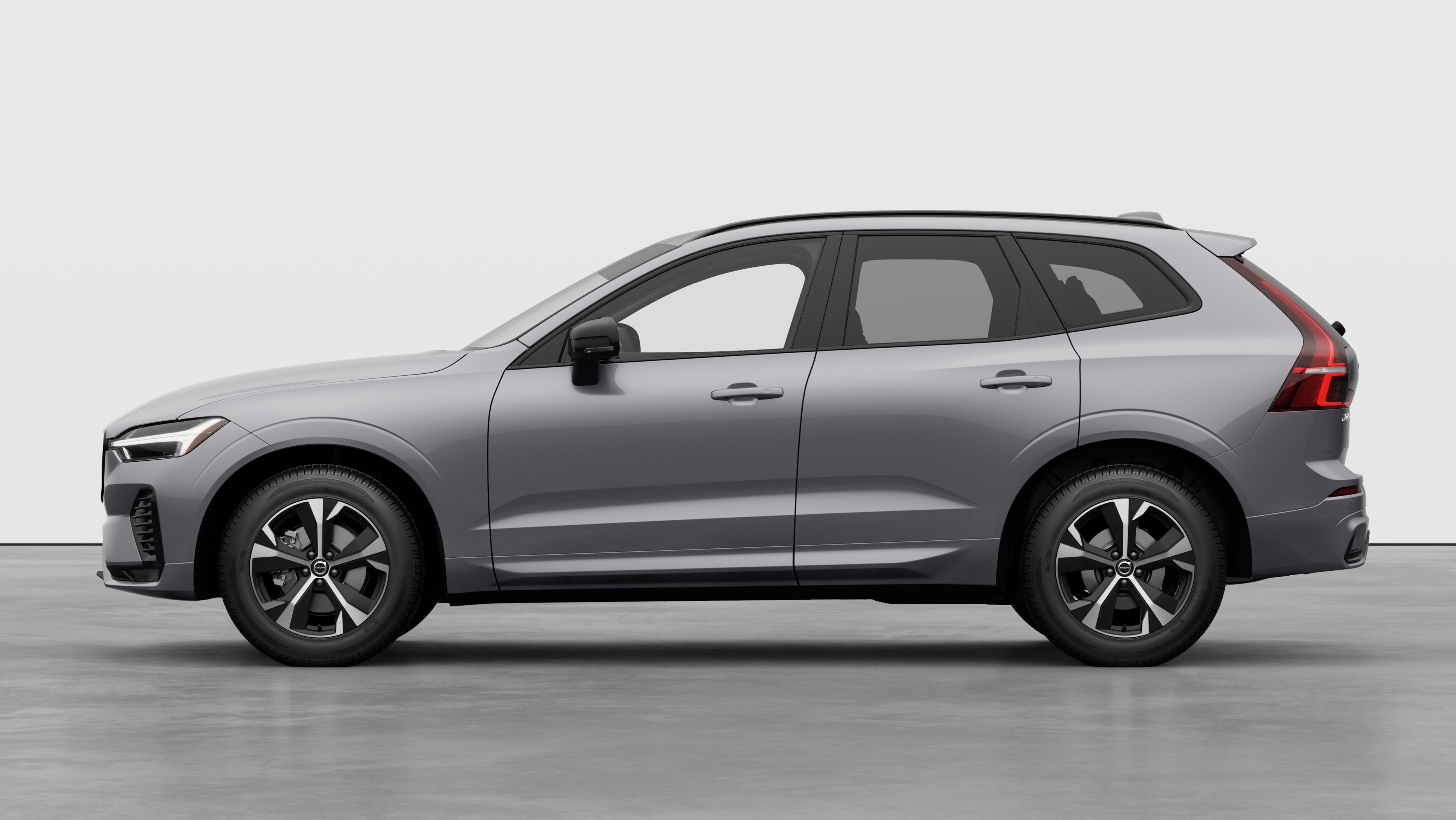 Volvo car in side view against a plain studio background. No additional details or identifiers are present.