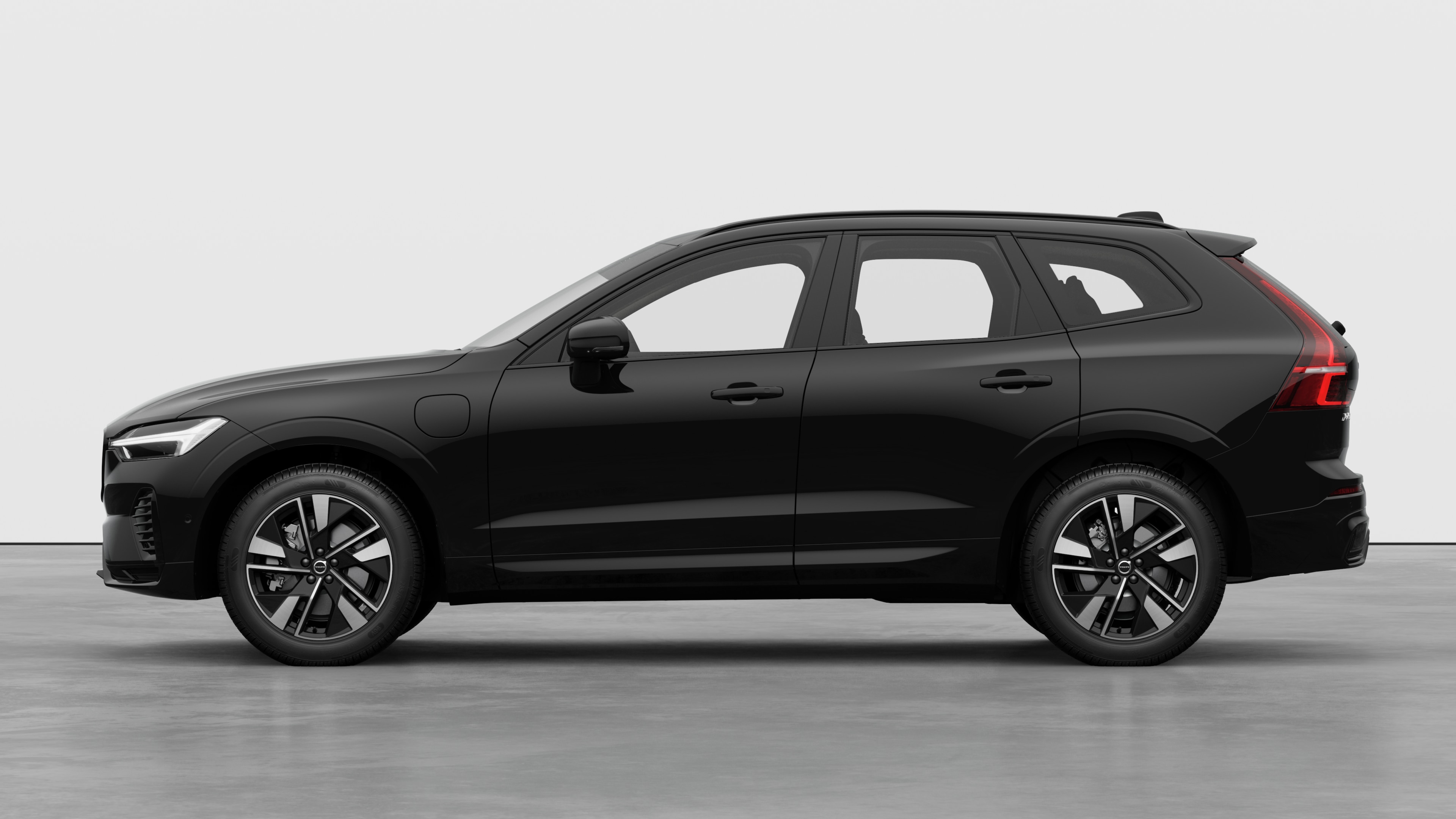 Volvo car in side view against a plain studio background. No additional details or identifiers are present.