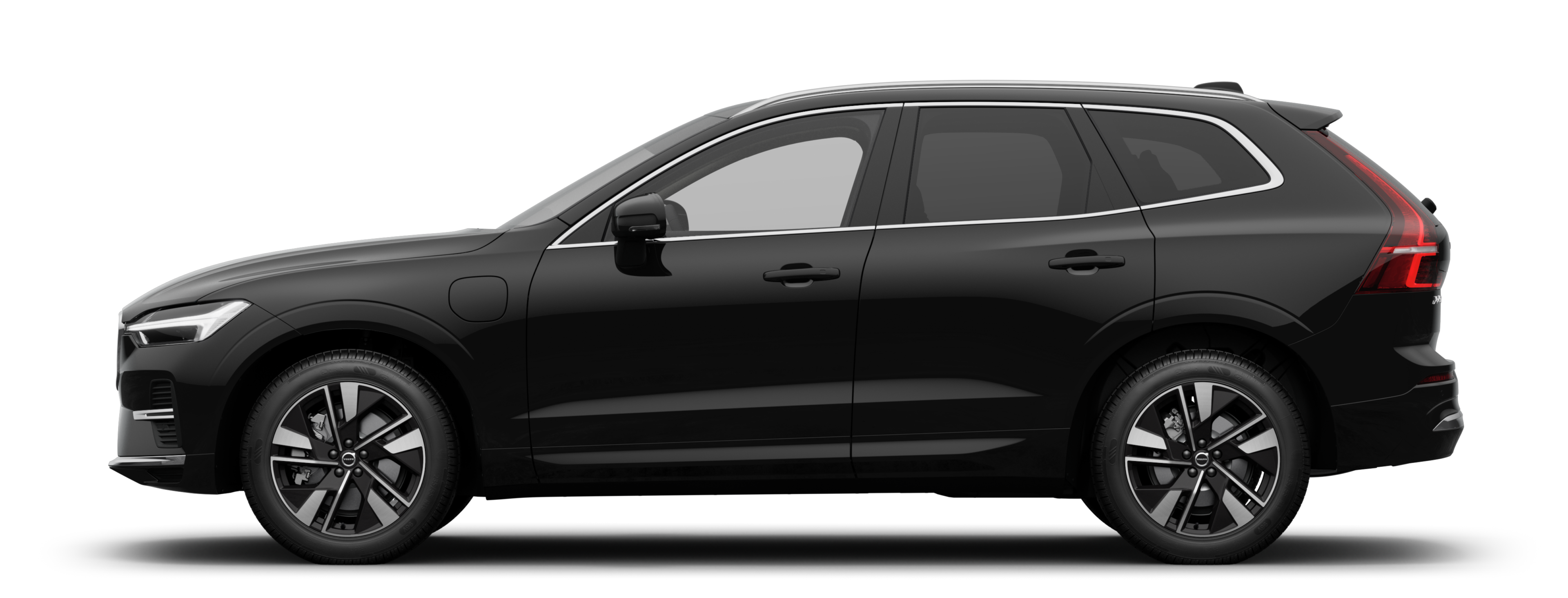 Vista lateral de un XC60 Híbrido recargable