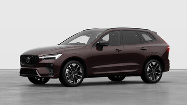 Volvo XC60 Estate 2.0 B5P Ultra Dark 5dr AWD Geartronic in Mulberry Red