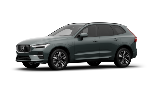Exterior do automóvel Volvo com vista de três quartos, fundo de estúdio simples.