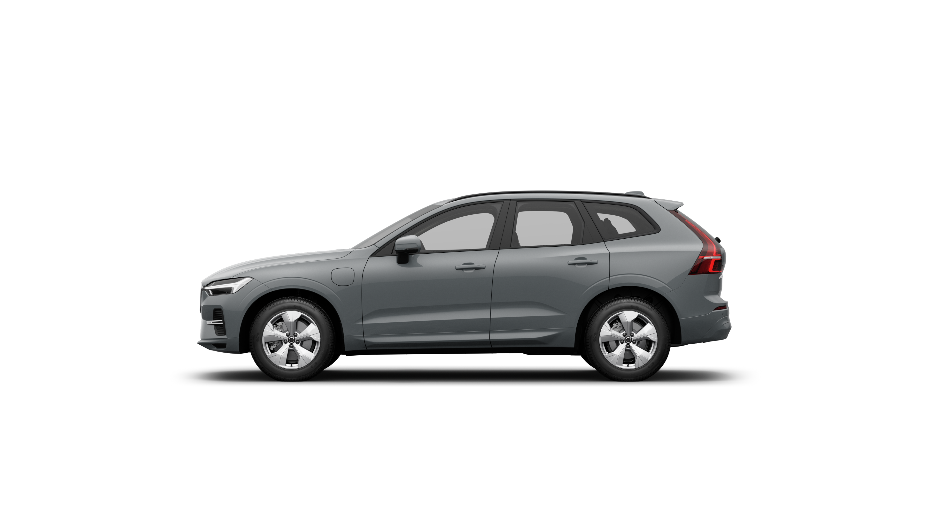 A sideview of a XC60 Plug-in hybrid|#|Mild hybrid