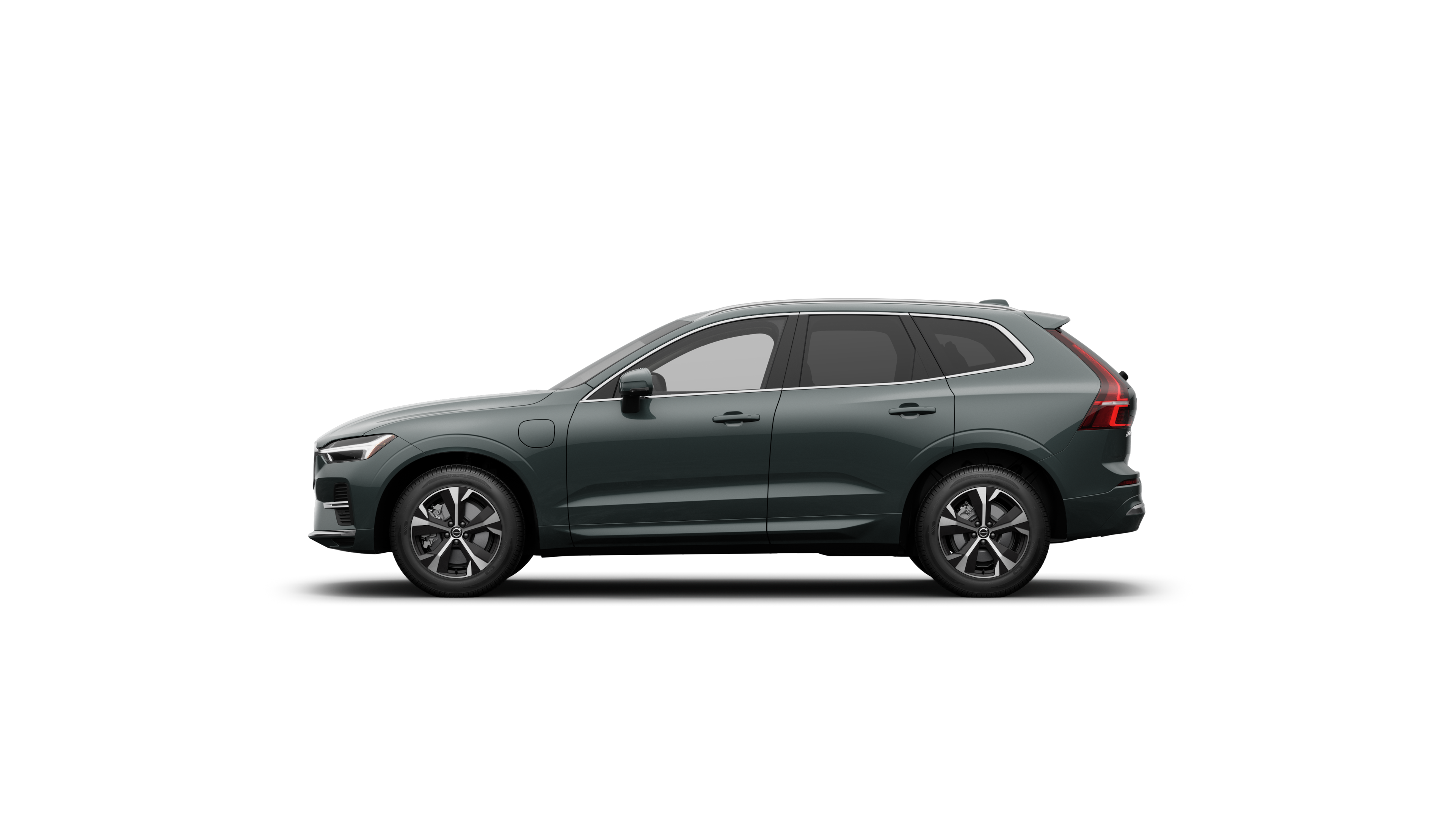 Vista lateral de un XC60 Híbrido recargable