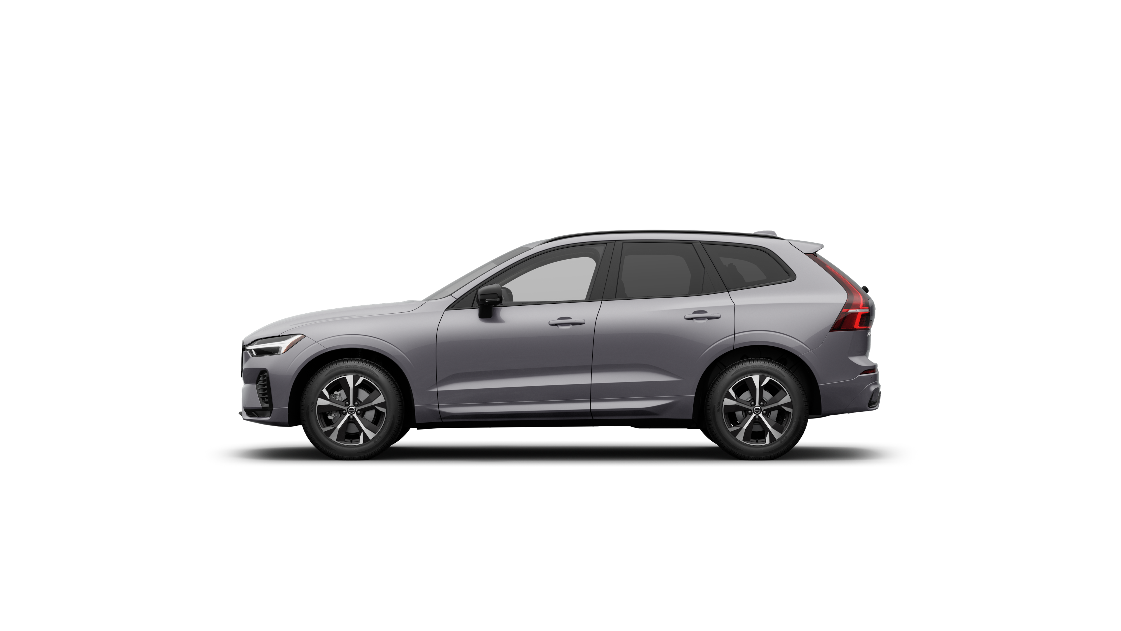 A sideview of a XC60 Gas (mild hybrid)