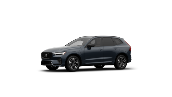 Volvo car exterior three-quarter view in a plain studio background.