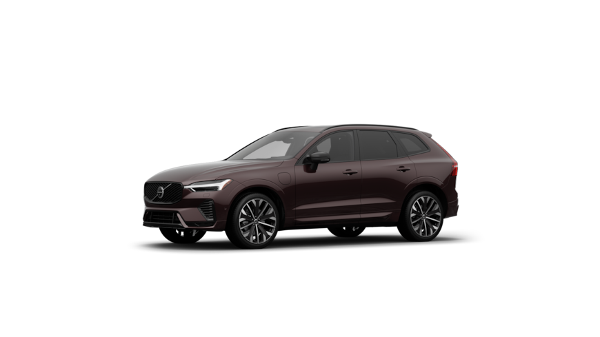 Volvo car exterior three-quarter view in a plain studio background.