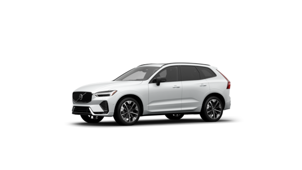 Volvo car exterior three-quarter view in a plain studio background.
