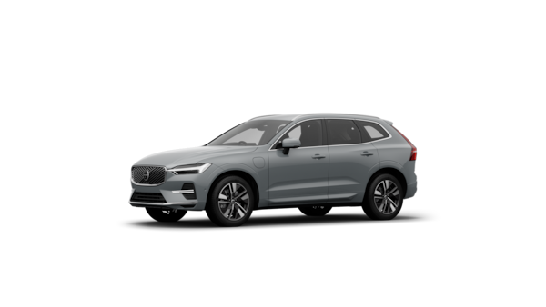 Volvo car exterior three-quarter view in a plain studio background.