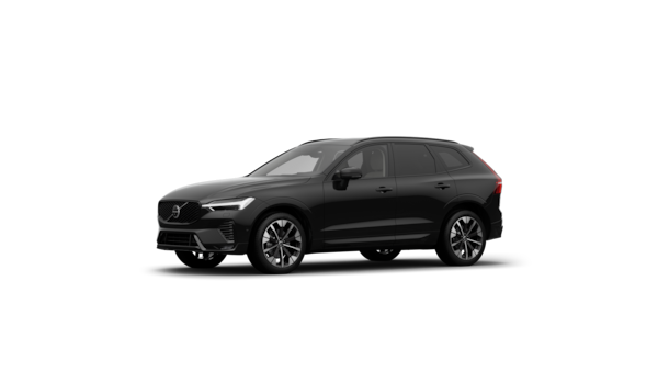 Pohľad na exteriér vozidla Volvo z troch štvrtín v jednoduchom prostredí štúdia.