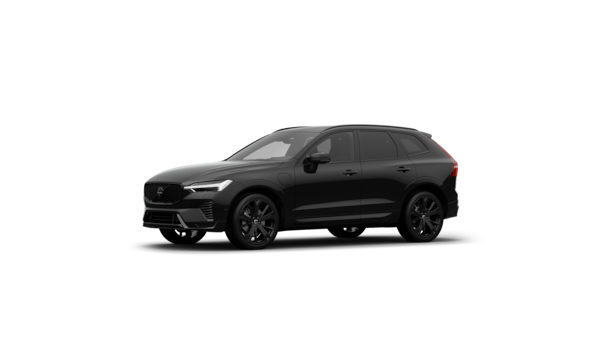 Volvo-auton kolmen neljänneksen näkymä ulkopuolelta tavallisella studiotaustalla.