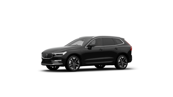 Volvo car exterior three-quarter view in a plain studio background.