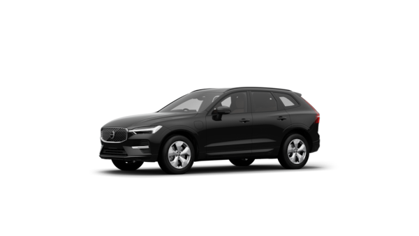 Volvo car exterior three-quarter view in a plain studio background.