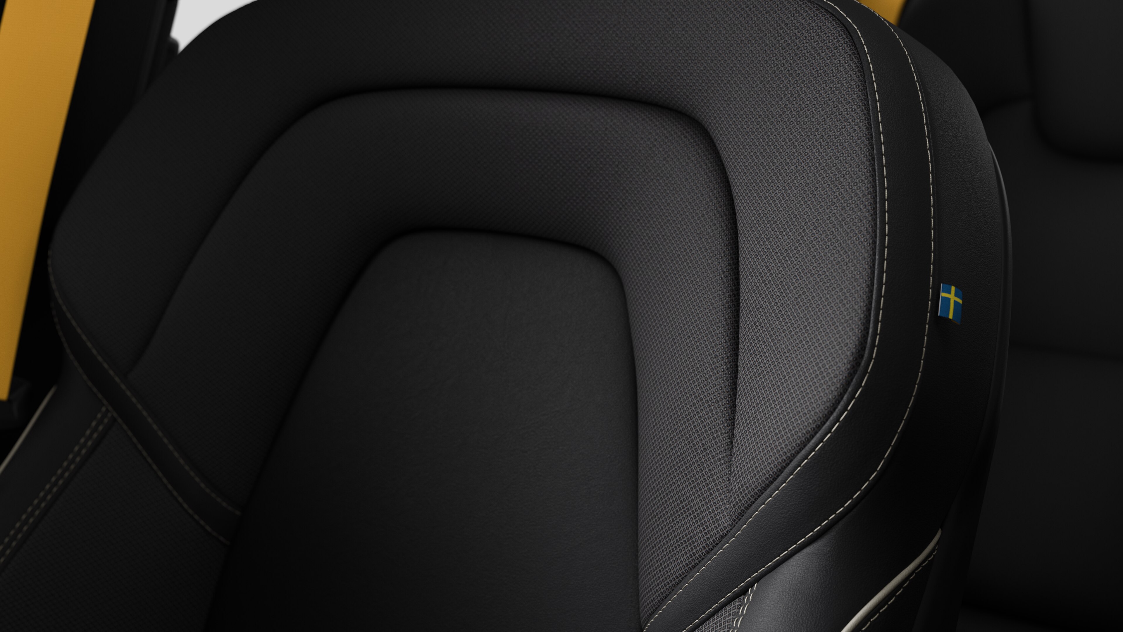 Nappa leder / Open Grid textiel