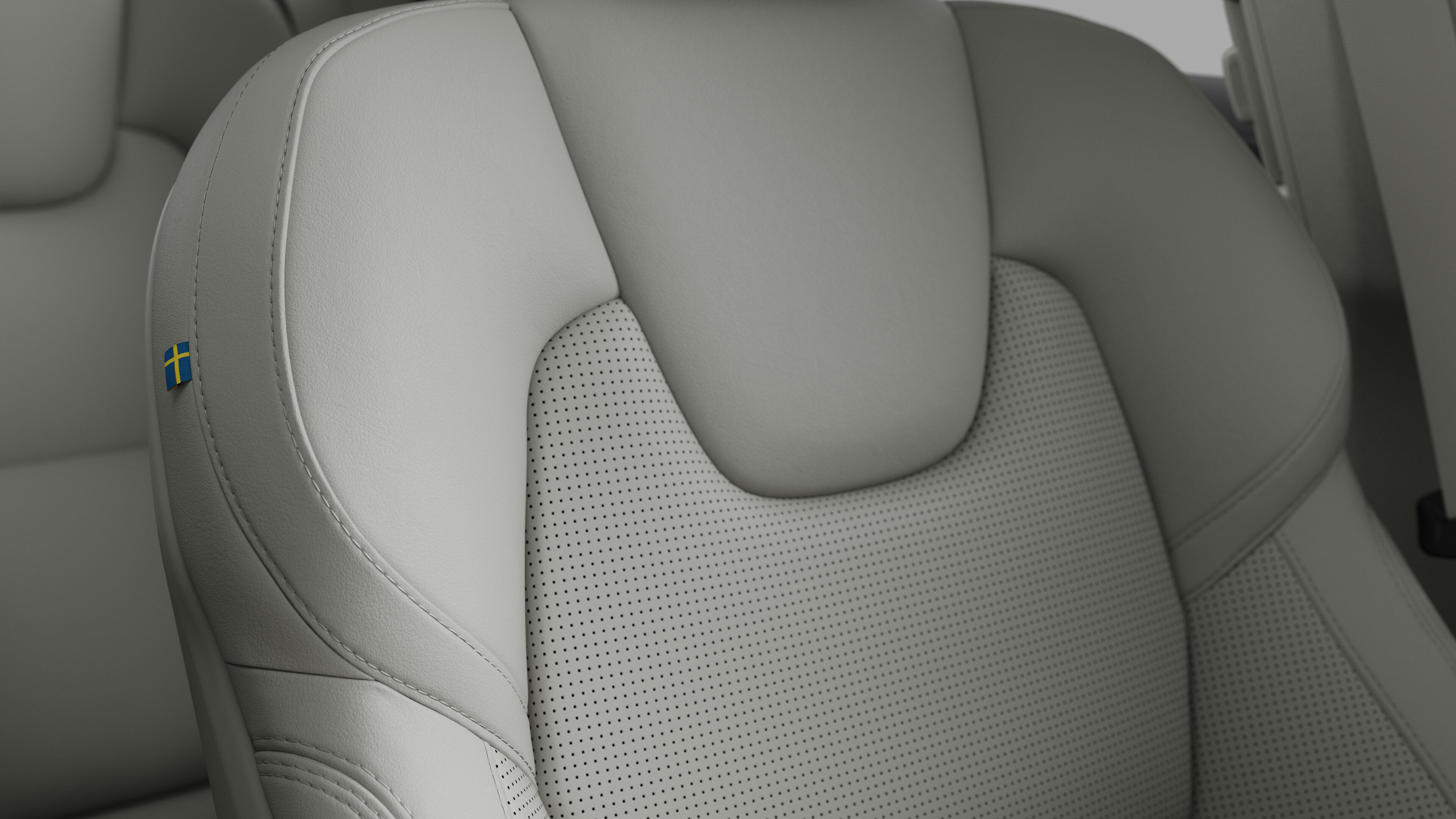 Ventilated nappa leather