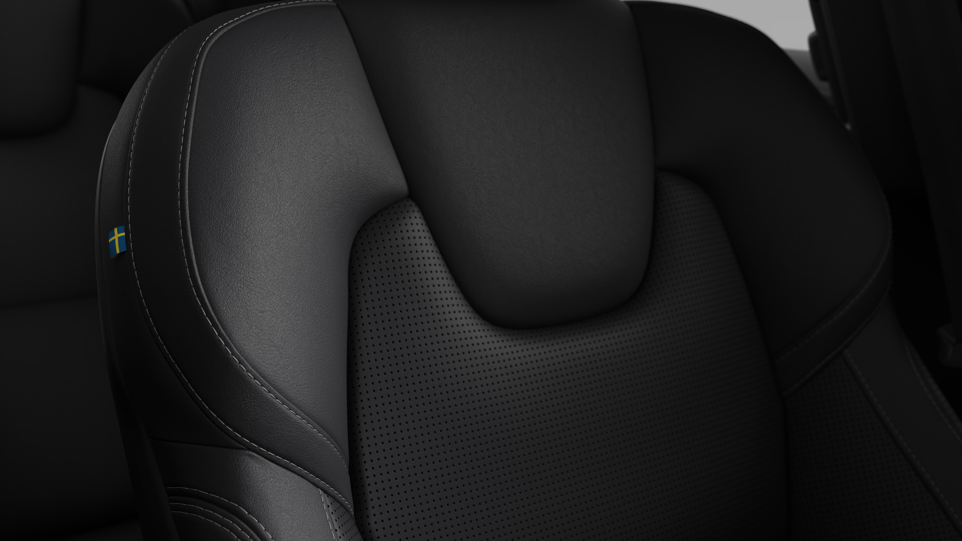 Ventilated nappa leather