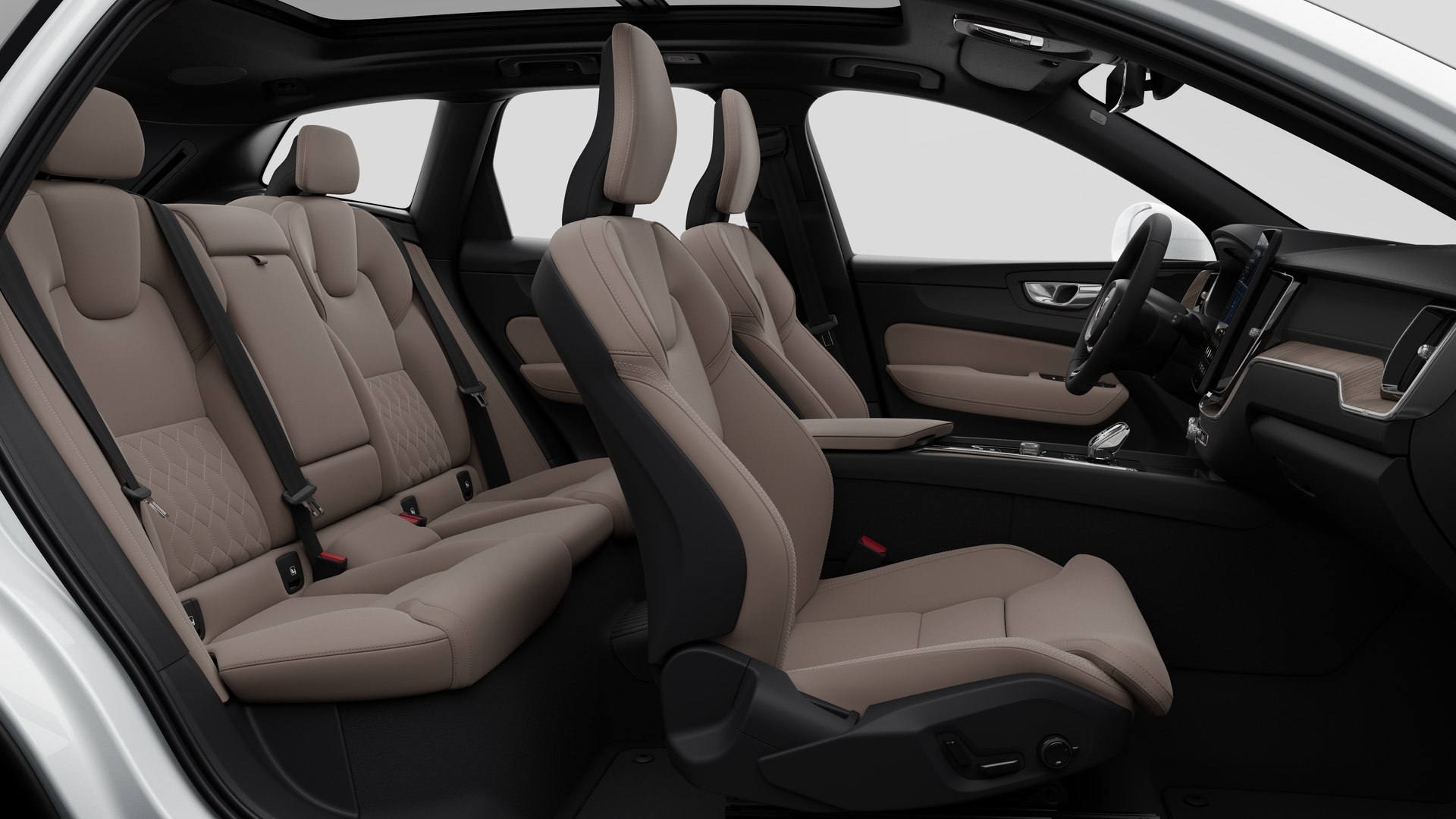 Volvo XC60 Plug In Hybrid Bright Nordico Microtech Cardamom Quilted/Cardamom