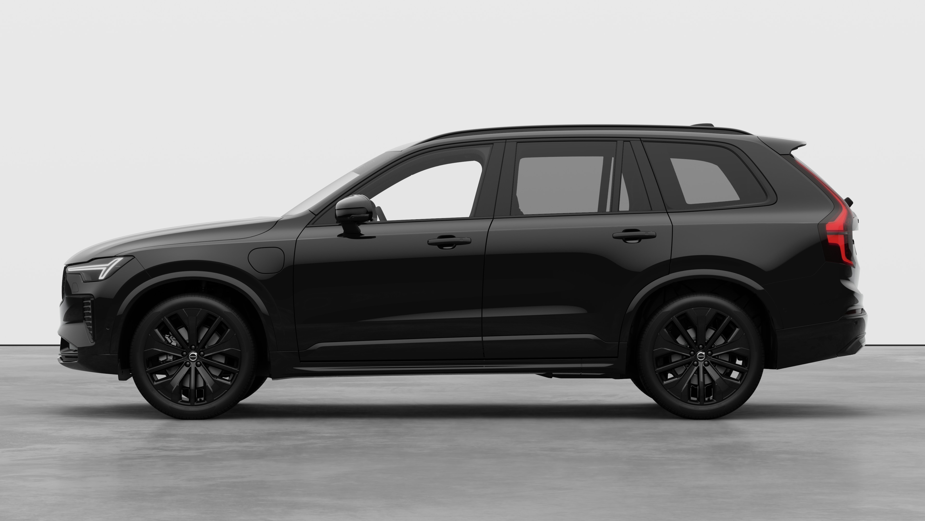 Volvo car in side view against a plain studio background. No additional details or identifiers are present.