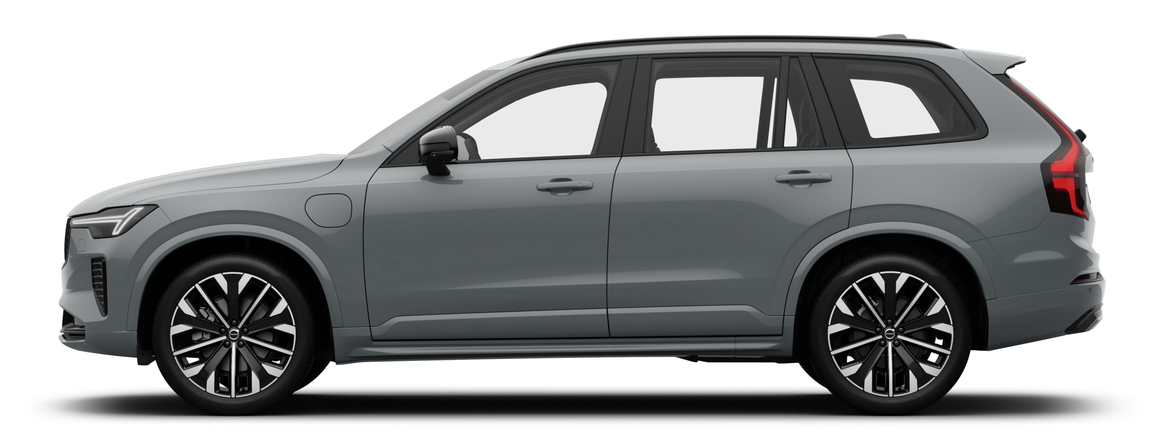 Vedere laterală a unui XC90 Plug-in hybrid