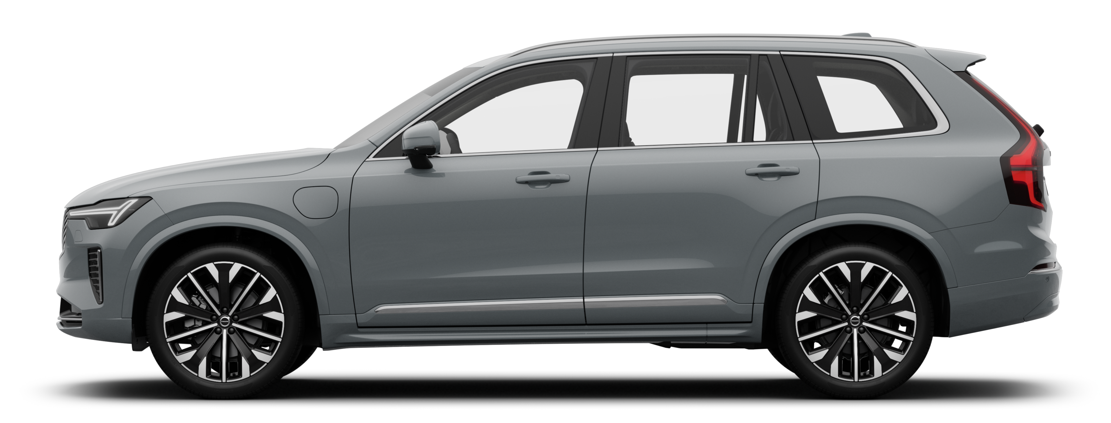Vedere laterală a unui XC90 Plug-in hybrid